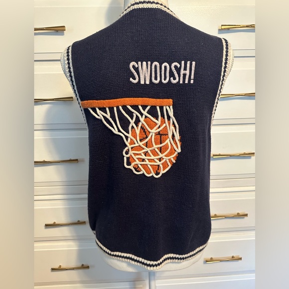 PBJ Sport Sweaters Pbj Sport Womens Vintage Basketball Sweater Vest Size M Poshmark